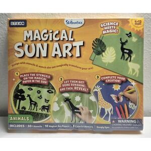 Skillmatics Magical Sun Art Science Meets Magic Animal Stencils Papers Markers